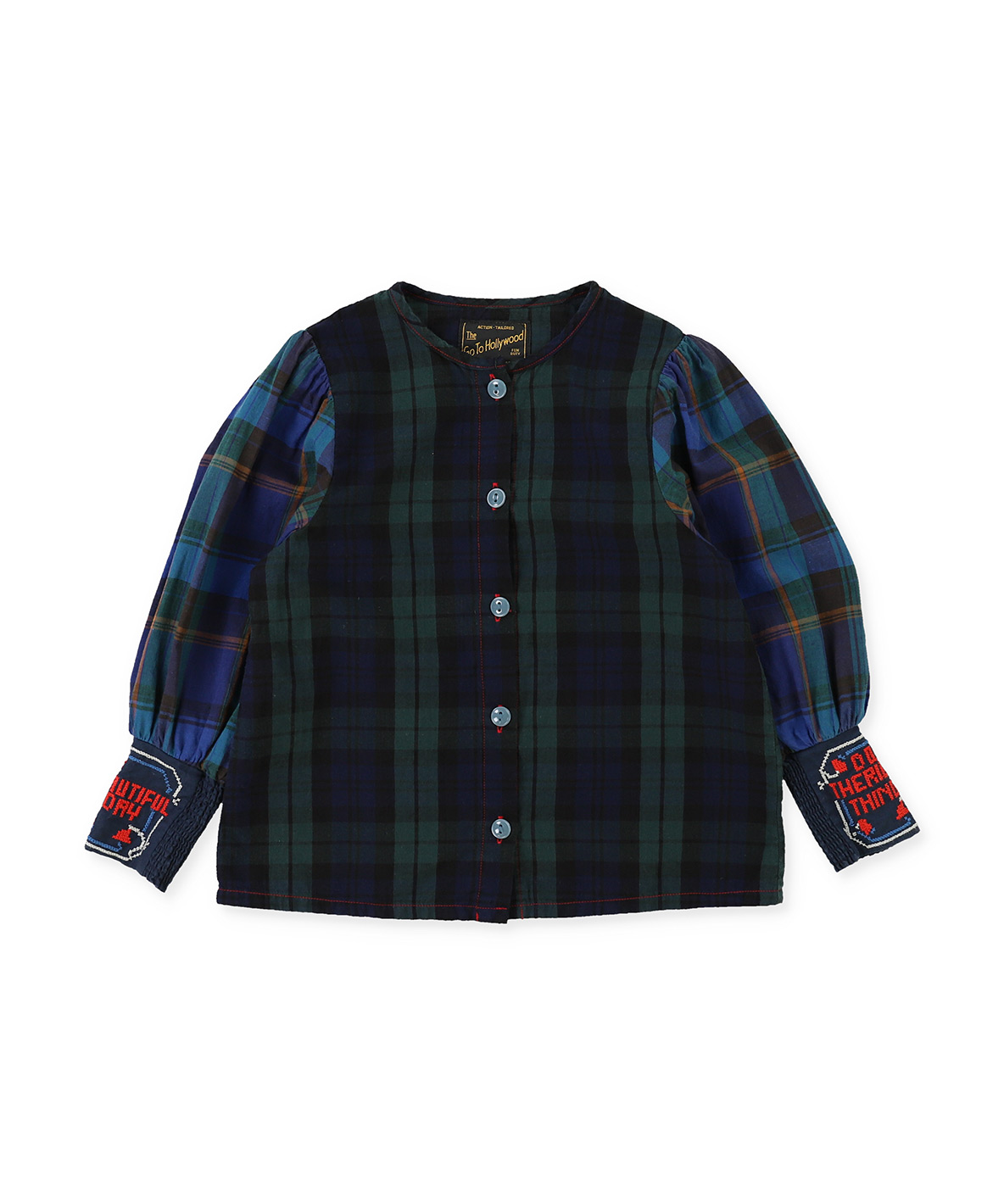 GOTOHOLLYWOOD ゴートゥーハリウッド GO TO HOLLYWOOD マドラスシャツ ネイビー 110cm GOTOHOLLYWOOD ゴートゥーハリウッド GO TO HOLLYWOOD マドラスシャツ ネイビー 110cm