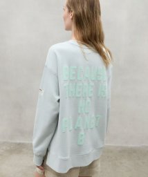 ECOALF WOMEN(ECOALF WOMEN)/MOSS BECAUSE スウェット / MOSS SWEATSHIRT/ブルー