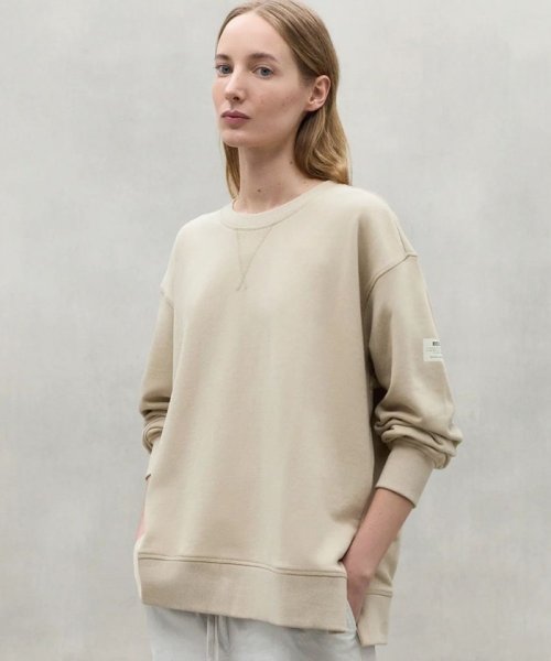 ECOALF WOMEN(ECOALF WOMEN)/MOSS BECAUSE スウェット / MOSS SWEATSHIRT/ベージュ