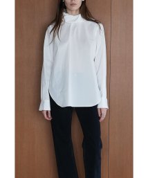 CLANE(クラネ)/BALLOON NECK SHRT/WHITE