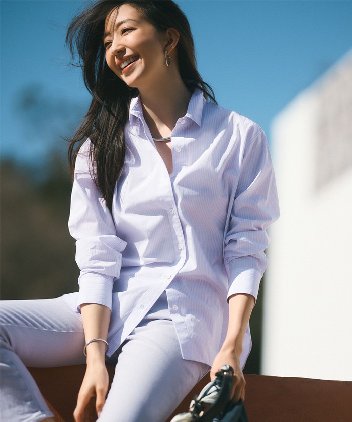 パープル系｜シャツ・ブラウス｜23区 (Lサイズ)(ニジュウサンク L