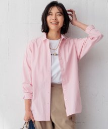 NIJYUSANKU（SMALL SIZE）(23区（小さいサイズ）)/【Oggi4月号掲載/洗える】CANCLINI ベーシック シャツ/ピンクストライプ