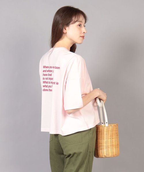 TICCA(ティッカ)/VENERABLEスクエプリントTシャツ/pink