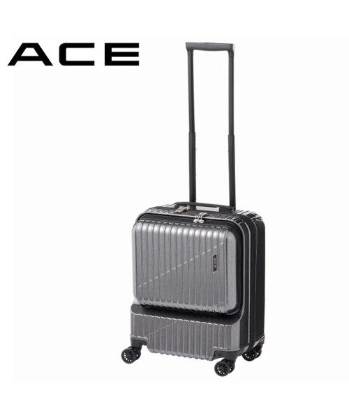 ACE(エース)/エース スーツケース 機内持ち込み Sサイズ SS 34L フロントポケット ACE クレスタ 06315 キャリーケース キャリーバッグ/ブラック
