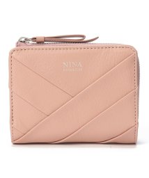  NINA NINA RICCI(ニナ・ニナ　リッチ)/L字ファスナー折財布【ラビラントパース】/ライトピンク