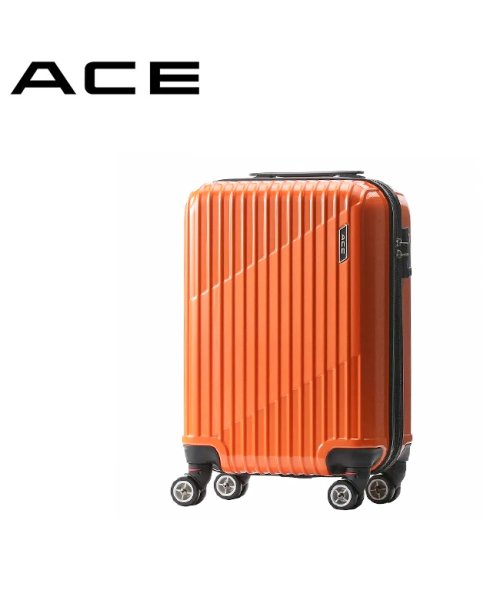 ACE(エース)/エース スーツケース 機内持ち込み Sサイズ SS 34L/39L 拡張機能付き ACE クレスタ 06316 キャリーケース キャリーバッグ/オレンジ