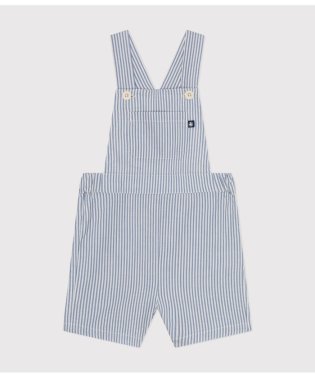 PETIT BATEAU/シアサッカーショートサロペット/505952122