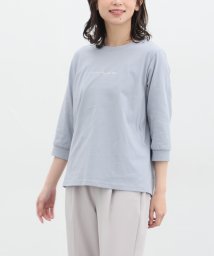 Honeys/７分袖ロゴ刺繍Ｔシャツ トップス カットソー 7分袖 ロンT ロゴT 綿 コットン /505952979