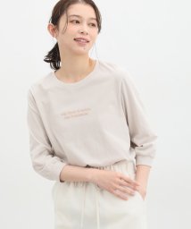 Honeys/７分袖ロゴプリントＴ トップス Tシャツ カットソー ロンT ロゴT 綿１００％ /505952982