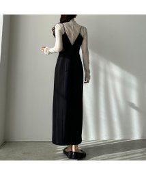 Louere/Louere　バックデザインIラインキャミワンピース/505953116