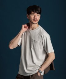 THE SHOP TK(ザ　ショップ　ティーケー)/【ビジネスシーンにもおすすめ/クールビズ対応】ジャケットTシャツ/グレージュ（011）