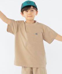 SHIPS KIDS(シップスキッズ)/【SHIPS KIDS別注】RUSSELL ATHLETIC:100～130cm /〈多機能〉TEE/ベージュ