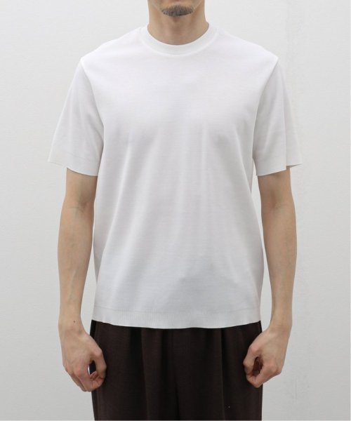 EDIFICE(エディフィス)/【HERNO / ヘルノ】Jersey Knit effect T－Shirt/ホワイト