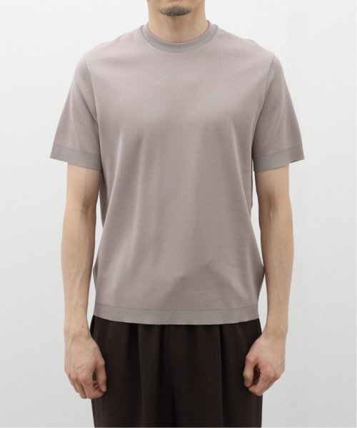 EDIFICE(エディフィス)/【HERNO / ヘルノ】Jersey Knit effect T－Shirt/ベージュA