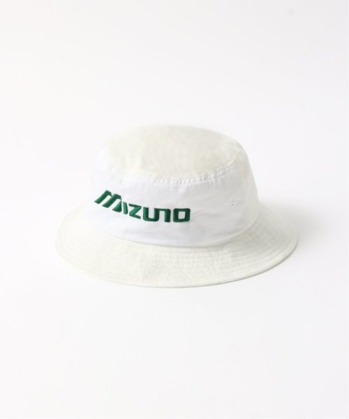 EDIFICE(エディフィス)/【MIZUNO / NEW VINTAGE GOLF】MIZUNO Classic Logo Emboidery Bucket/ホワイト