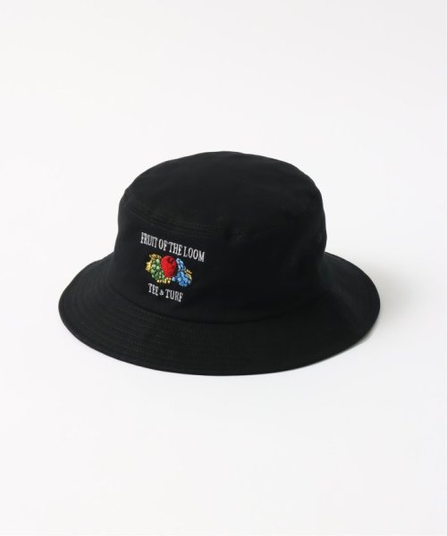 EDIFICE(エディフィス)/【MIZUNO / NEW VINTAGE GOLF】FRUIT OF THE LOOM Embroidery Bucket/ブラック