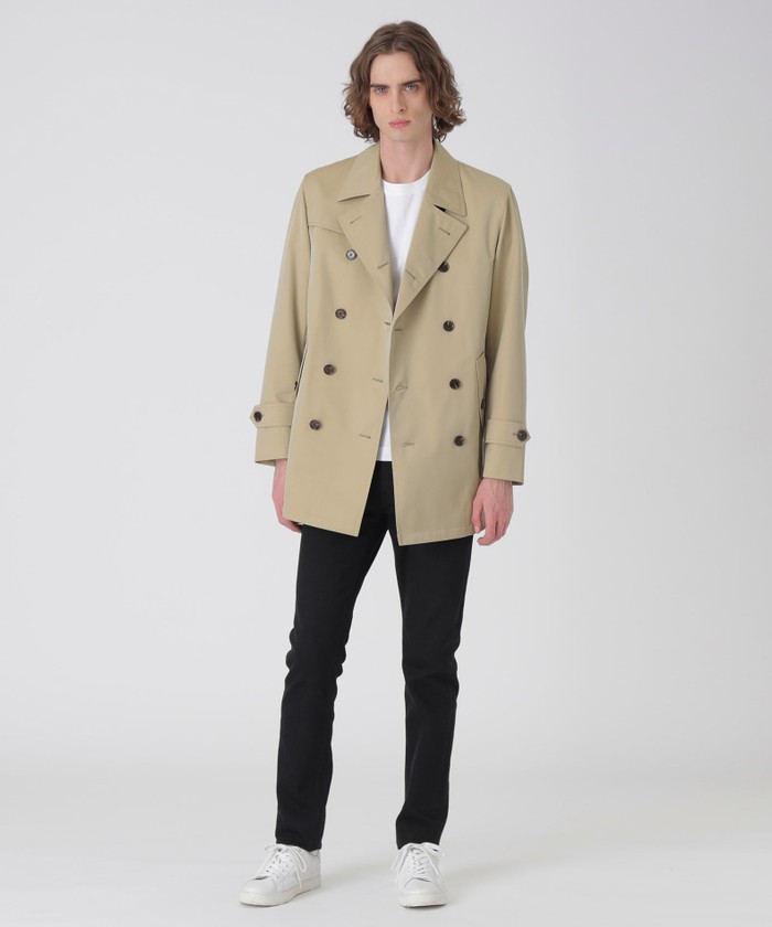 店舗限定】アーバンテクニカルショートトレンチ(505860202)｜HANKYU