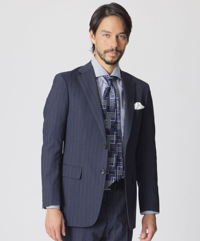 GLOBAL×EASTGATE MODEL】ウールオルタネイトストライプスーツ GLOBAL×EASTGATE MODEL】ウールオルタネイトストライプスーツ