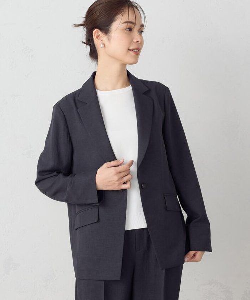 【 UVカット・吸水速乾・接触冷感】kireri ストレッチドライツイル テーラードジャケット UVカット 接触冷感 B79 W59 H87