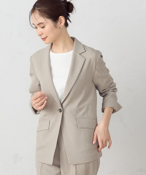 【 UVカット・吸水速乾・接触冷感】kireri ストレッチドライツイル テーラードジャケット UVカット 接触冷感 B79 W59 H87