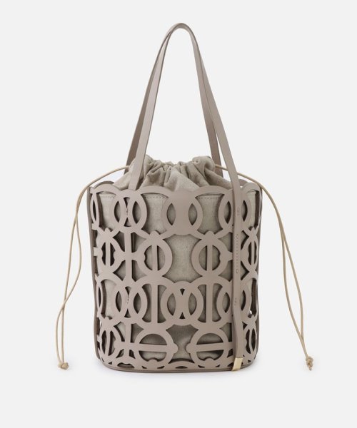 allureville(アルアバイル)/【ANITA BILARDI (アニタ ビラルディ) 】 CANCER CUTWORK BUCKET/グレージュ