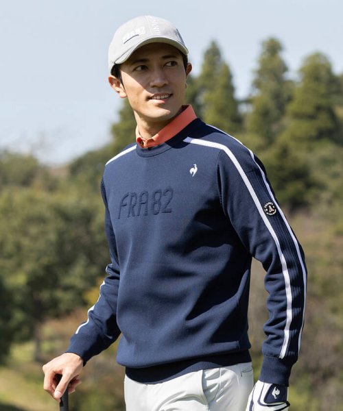 le coq sportif GOLF (ルコックスポルティフ（ゴルフ）)/ウォッシャブルセーター/ネイビー