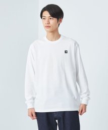 green label relaxing(グリーンレーベルリラクシング)/＜THE NORTH FACE＞ロングスリーブスモールロゴティー Tシャツ/WHITE