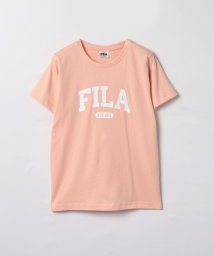 FILA（Casual）(フィラ（カジュアル）)/【カジュアルウェア】 天竺 プリント半袖Tシャツ レディース/ピンク