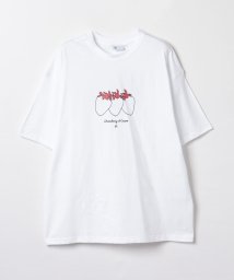 FILA（Casual）(フィラ（カジュアル）)/【カジュアルウェア】 Cotton Graphic T－Shirts ユニセックス/ホワイト