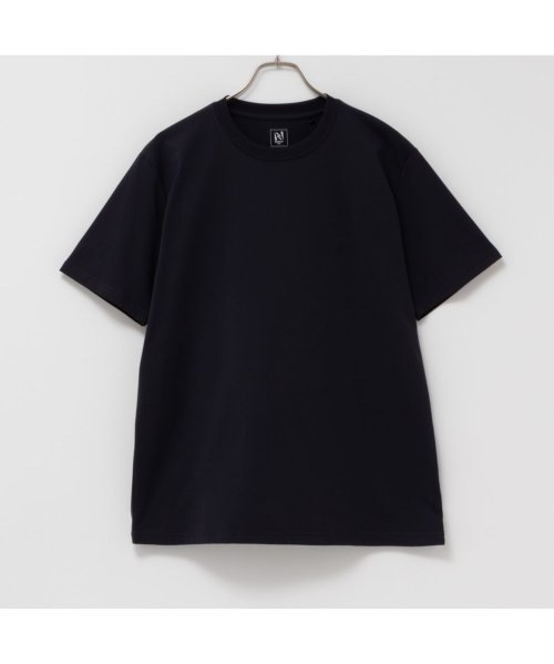 MAC HOUSE(men)(マックハウス（メンズ）)/NAVY FIT ネイビーフィット ストレッチドライ半袖Tシャツ 432322MH/チャコール