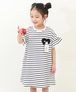 devirock/名札穴あかない 半袖ワンピース 子供服 キッズ ベビー 女の子 半袖ワンピース ノースリーブワンピース ワンピース /505951934