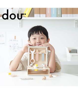 dou/ dou? ドウ 木のおもちゃ 知育玩具 学習 工具 ツール ボックス 本 男の子 女の子 キッズ 子供 Dou book tool book 012－D/505953806