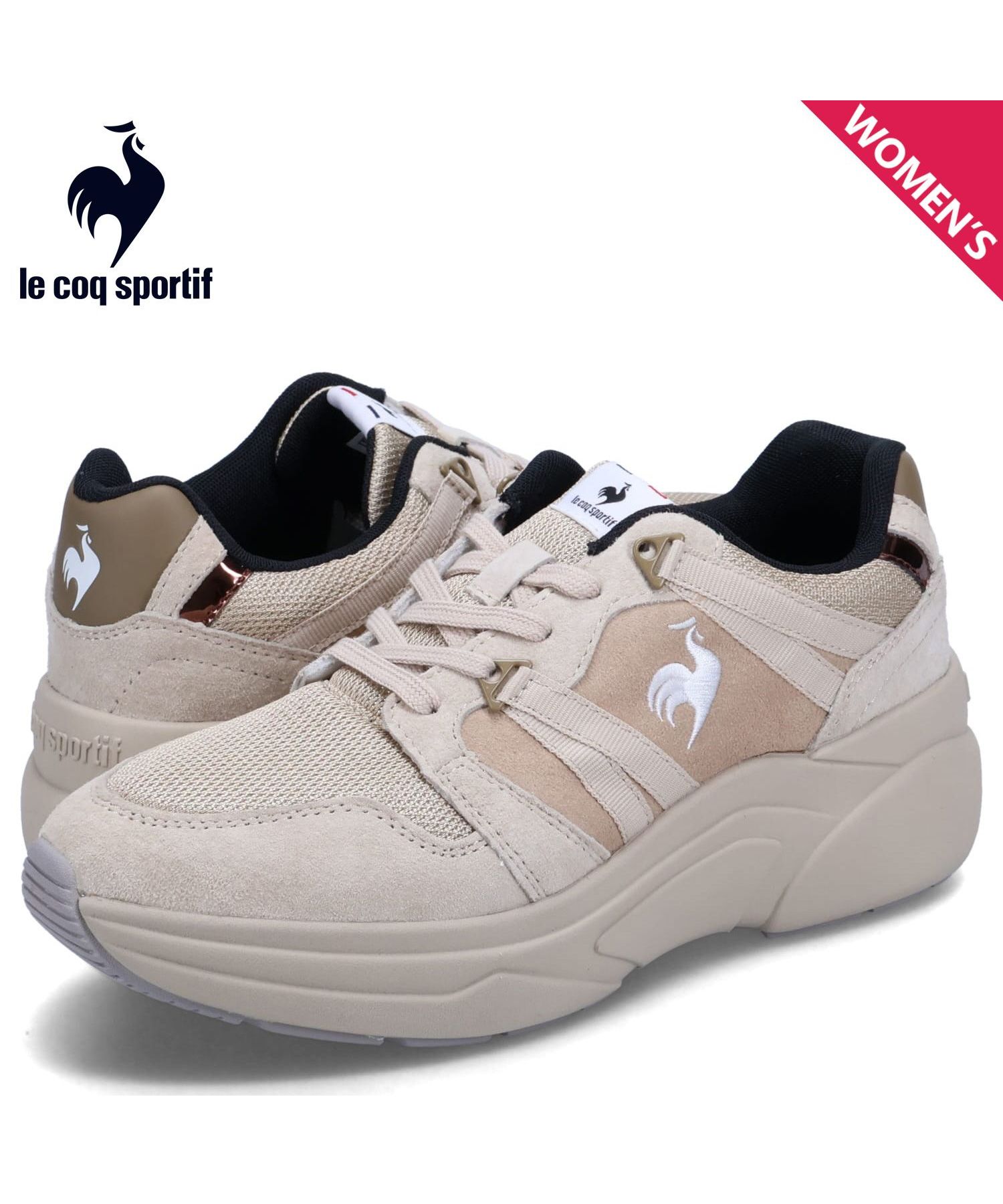 ルコック スポルティフ le coq sportif スニーカー LCS ブローニュ レディース 厚底 LCS BOULOGNE ブラウン  QL3VJC01C - 公式通販サイトでお買い