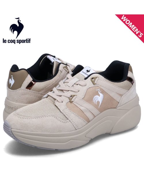 le coq sportif(ルコックスポルティフ)/ ルコック スポルティフ le coq sportif スニーカー LCS ブローニュ レディース 厚底 LCS BOULOGNE ブラウン QL3VJC01C/その他