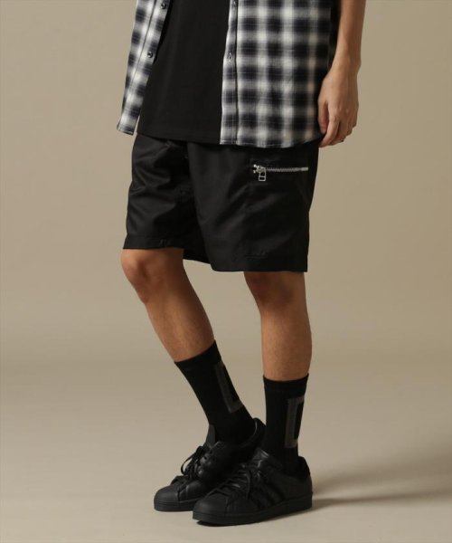 LHP(エルエイチピー)/DankeSchon/PT TWILL ZIPCARGO SHORTS/ブラック