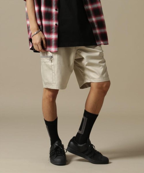 LHP(エルエイチピー)/DankeSchon/PT TWILL ZIPCARGO SHORTS/ベージュ