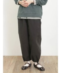 Samansa Mos2(サマンサ　モスモス)/フラップポケット裾ドロストパンツ/チャコールグレー