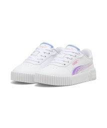 PUMA(PUMA)/キッズ ガールズ プーマ キャリーナ 2.0 ディープダイブ スニーカー 17－21cm/PUMAWHITE-BLUESKIES-FASTPINK