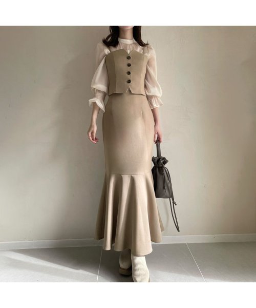 デザインビスチェマーメイドスカートセット 人気・おすすめ｜使いやすい・旅行におすすめ 品質保証 全国発送 日本国内発送・最短翌日お届け