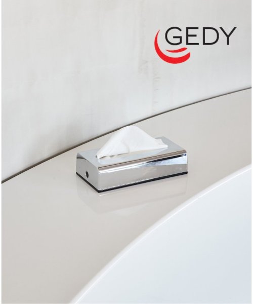 JOURNAL STANDARD FURNITURE(ジャーナルスタンダード　ファニチャー)/【GEDY/ゲティ】 TISSUE BOX CHROME ティッシュケース/シルバー