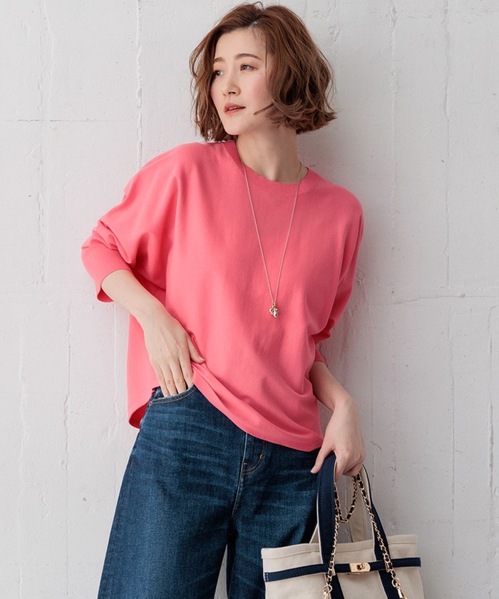 オレンジ系｜ニット・セーター｜23区 (Lサイズ)(ニジュウサンク L