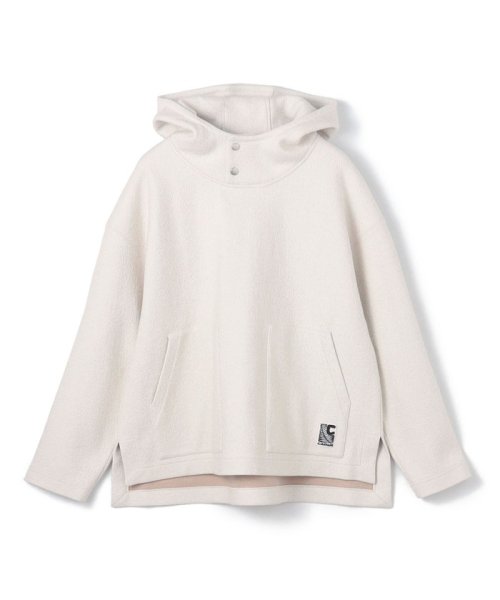 CABaN ウールコットンダブルフェイス プルオーバーパーカ 