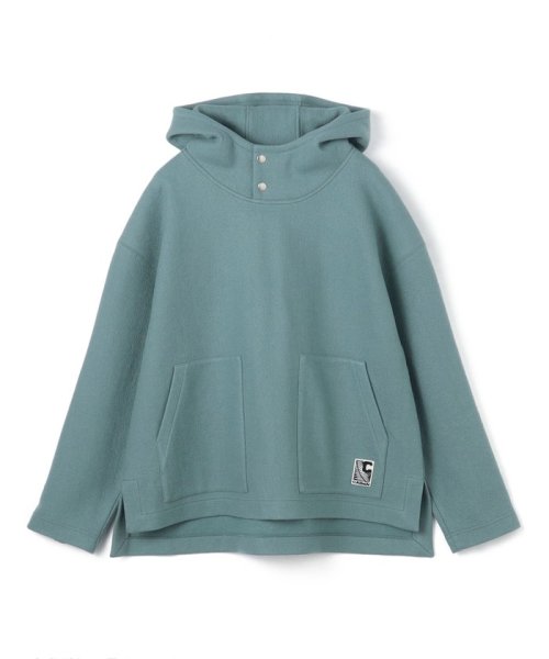 CABaN ウールコットンダブルフェイス プルオーバーパーカ 