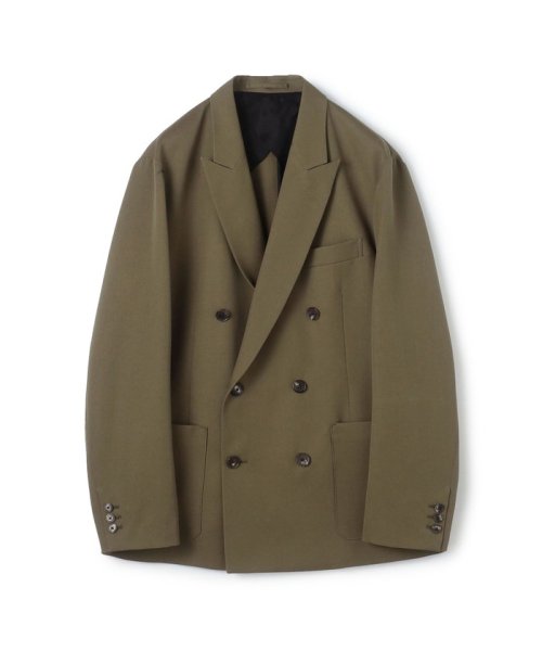 CABaN ライトウールギャバジン ダブルブレストジャケット 