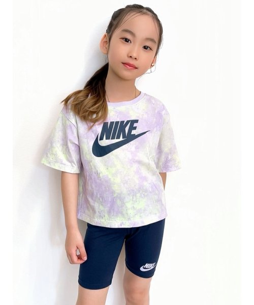 NIKE(NIKE)/キッズ(105－120cm) セット商品 NIKE(ナイキ) NKG BOXY TEE & BIKE SHORT/NAVY