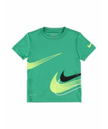 NIKE(NIKE)/キッズ(105－120cm) Tシャツ NIKE(ナイキ) NKB SWOOSH WRAP DRI FIT SS TEE/GREEN