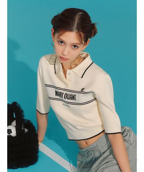 LILY BROWN×MARY QUANT】ポロニットプルオーバー(505959021) | リリー 