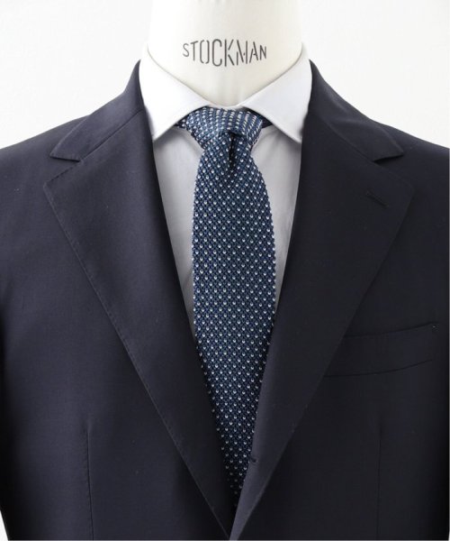 【FRANCO BASSI / フランコ バッシ】マイクロドットニットタイ 【JAPANESE TWILL&REPPE STRIPE COLLECTION】レジメンタルネクタイ UOI1668844717(12870円)