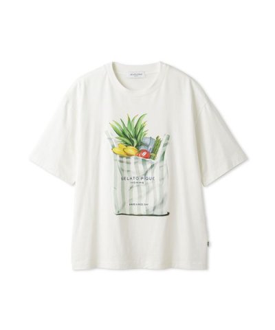 【HOMME】マーケットモチーフTシャツ