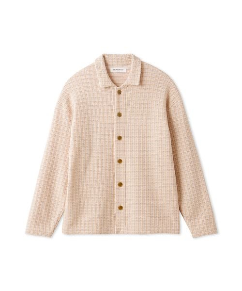 GELATO PIQUE HOMME(GELATO PIQUE HOMME)/【HOMME】カラーチェックニットシャツ/CORAL